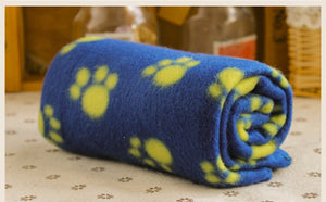 Paw Print Soft Towel