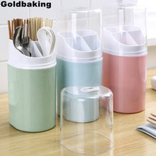 Load image into Gallery viewer, 4 Compartment Utensil Holder with Cover