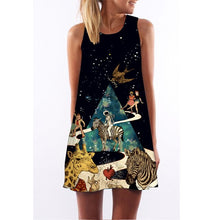 Load image into Gallery viewer, Flamingo Tunic Sleeveless Club Party Dress