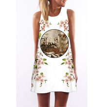 Load image into Gallery viewer, Flamingo Tunic Sleeveless Club Party Dress